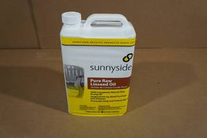 lot 52 image: 1 Gallon Sunnyside Pure Raw Linseed Oil