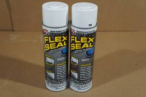 lot 53 image: 2 Flex Seal Liquid Rubber Spray -White