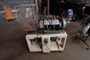 lot 1D image: Industrial CutterGrinderPolisher on Rolling Cart