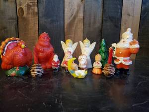Colorful Collection of Vintage Gurley Christmas Candles