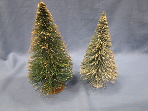 Vintage Bottle Brush Trees