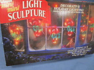 Light Sculpture - Candy Canes
