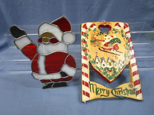 Stained Glass Votive & Sign