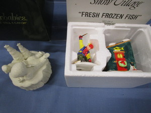 Snow Village Ice Fishing & SB What Will I catch