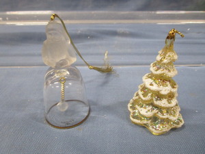 Fenton Gold Tree & Lenox Bell