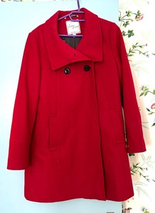 lot 30 image: Radiant Red Coat by Larry Levine