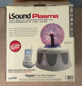 lot 42 image: New i,Sound Plasma Ball Speaker System