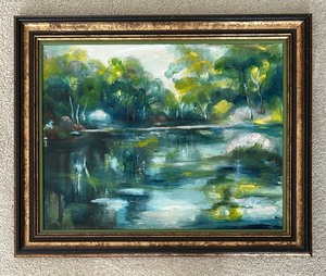 lot 65 image: Original Framed Oil on Board Framed Painting