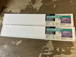 2 Everbilt Decorative Adjustable Shelf Kit - 6ft