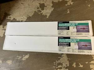 2 Everbilt Decorative Adjustable Shelf Kit - 6ft