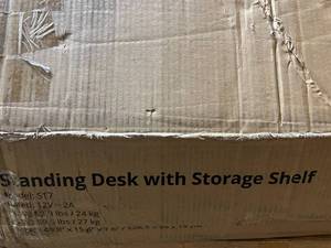 Standing Dek with Stoarge Shelf