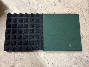 3 x 2ct Packs of Rubber Flooring Tiles