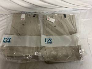 2 Pairs of Khaki Cutter and Buck Chinos - 3632