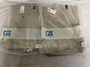 2 Pairs of Khaki Cutter and Buck Chinos - 3632