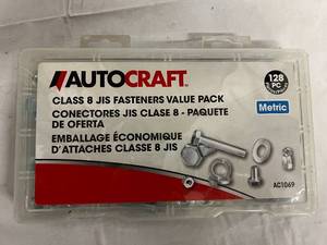 126 Piece Set of Autocraft Class 8 Fasteners