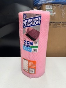 lot 99 image: Pink Bubbe Cushion  Electronics Wrap 20 x 50