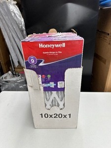 lot 87 image: New 12 Pack Honeywell Brand Furnace Filters 10x20x1 FPR 9 Premium Filtration - Retail $17.97 x 12