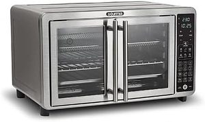 lot 19 image: Gourmia XL Digital Air Fryer Toaster Oven with Single-Pull French Doors Model GTF7660