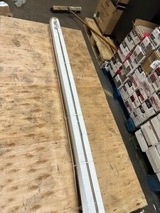 lot 102 image: 10 Mohawk Home 84.5 Trim  Molding InstaForm 5-in-1 Laminate Molding MINC5-04139 Retail $777.90 Marked # 3