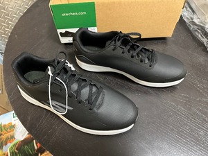 lot 111 image: New Mens Skechers Mens GO GOLF Elite 4 Golf Shoes Black Size 10
