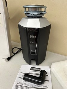 lot 23 image: EVERBILT 1.25 HP Continuous Feed Garbage Disposal with Stainless Steel Sink Flange and Attached Power Cord