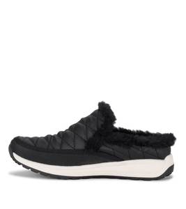 lot 124 image: New Womens Baretraps Gemma Spring  Winter Faux Fur Lined Shoes  Mules  Slippers Size 11 Black