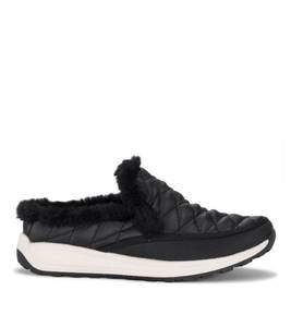 lot 158 image: New Womens Baretraps Gemma Spring  Winter Faux Fur Lined Shoes  Mules  Slippers Size 11 Black