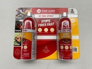 lot 139 image: New 2 Pack EZ Fire Extinguishing Spray, First Alert - AF400-2