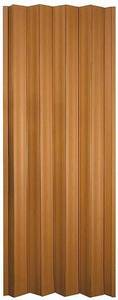 lot 89 image: LTL Home Products HSR3680F Regent Interior Accordion Folding Door, 36 x 80, Fruitwood
