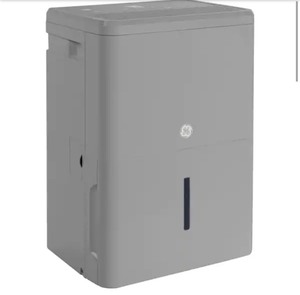 lot 9 image: 50-Pint Dehumidifier with Built-in Pump for Basement, Garage or Wet Rooms up to 4500 sq. ft. in Grey, ENERGY STAR Highlights Retail $279