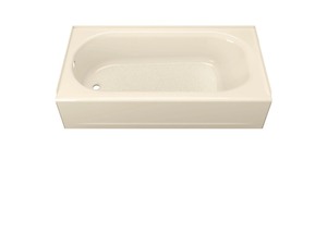lot 20 image: American Standard Princeton Americast 60 x 30-Inch Integral Apron Bathtub With Left-Hand Outlet