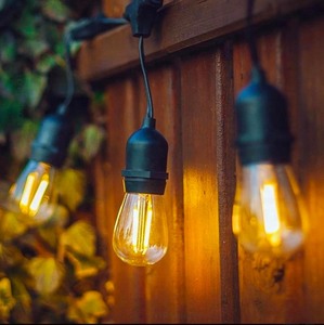 lot 141 image: 3 Boxes of Feit 48 LED Filament Outdoor  Indoor String Lights - Open Box Tested Work