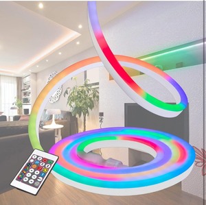 lot 76 image: New American Lighting Color Changing Neon Flex Light with Remote