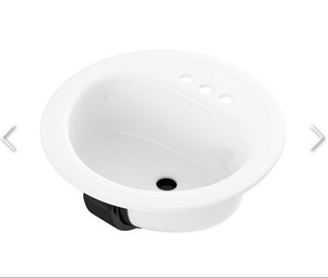 lot 83 image: Bootz Industries Round Drop In Sink - Minor Damage to Finish Coat on rear see pictures