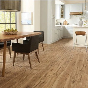 lot 11 image: 25 Boxes 454  SqFt Mohawk Home Ridgeway Hickory 6.1in. Waterproof Surface Laminate Wood 12mm Plank Flooring With Attached Padding