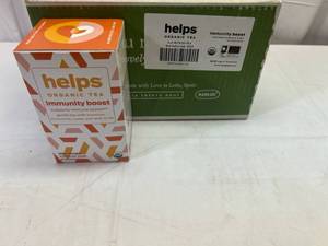 lot 384 image: LL. 6x 16 tea bags-Helps Organic Tea-Immunity Boost