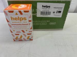 lot 385 image: LL. 6x 16 tea bags-Helps Organic Tea-Immunity Boost