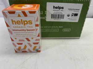 lot 387 image: LL. 6x 16 tea bags-Helps Organic Tea-Immunity Boost