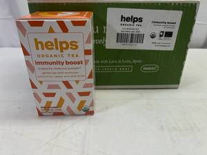 lot 389 image: LL. 6x 16 tea bags-Helps Organic Tea-Immunity Boost