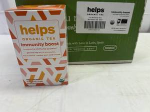 lot 390 image: LL. 6x 16 tea bags-Helps Organic Tea-Immunity Boost