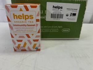 lot 391 image: LL. 6x 16 tea bags-Helps Organic Tea-Immunity Boost