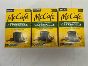 lot 147 image: MM. 3x 10 Kcups McCafe -Caf De Olla