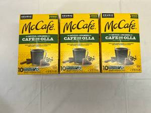 lot 148 image: MM. 3x 10 Kcups McCafe -Caf De Olla