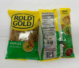 lot 181 image: 12x 3.5oz Rold Gold Orignal Waffle Pretzels