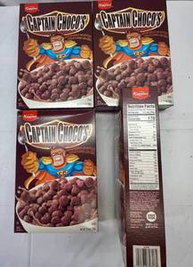 lot 255 image: 6x 11.5oz Captain Chocos Cereal