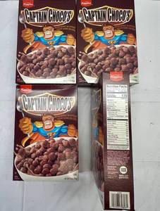 lot 256 image: 6x 11.5oz Captain Chocos Cereal