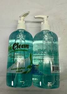 lot 393 image: 3x 16.9oz We Clean Deep Cleansing Hand Soap-Eucalyptus Mint