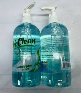 lot 395 image: 3x 16.9oz We Clean Deep Cleansing Hand Soap-Eucalyptus Mint
