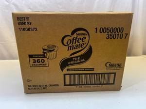 lot 326 image: 360x Coffee Mate Creamer-Original