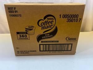 lot 328 image: 360x Coffee Mate Creamer-Original